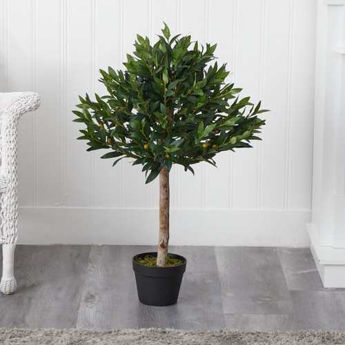 Olive topiary artificial - olive,