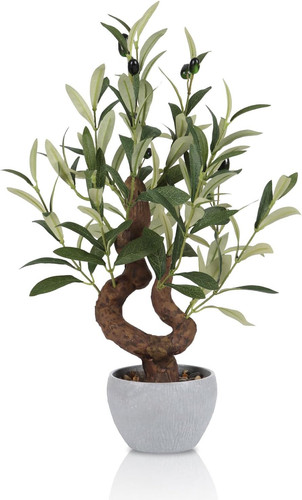 Artificial olive tree potted - artificial,