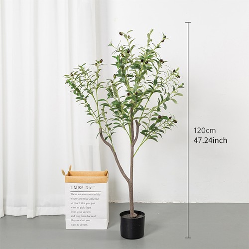 Artificial green olive tree - artificial,